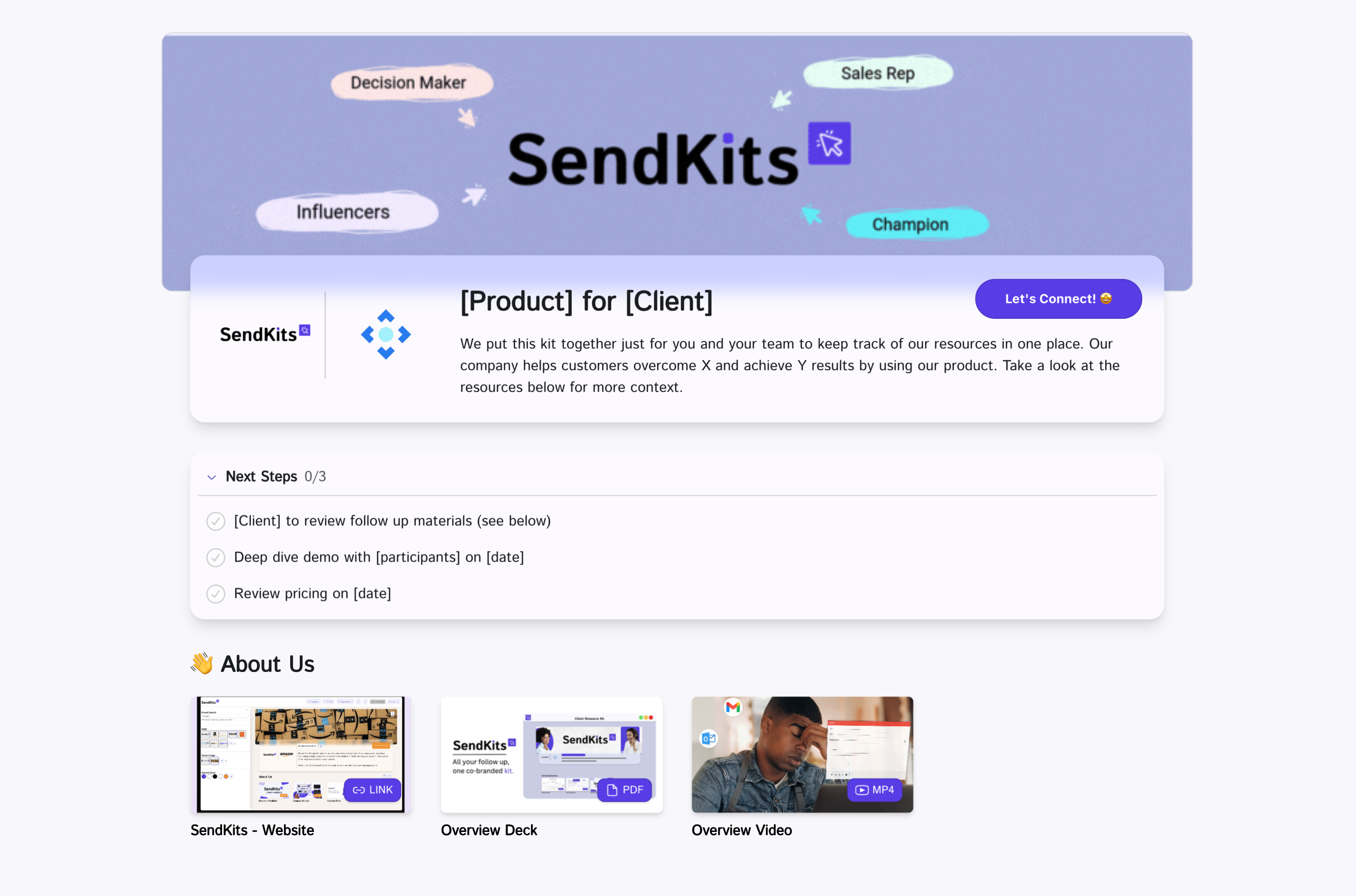 Screenshot of Demo Kit